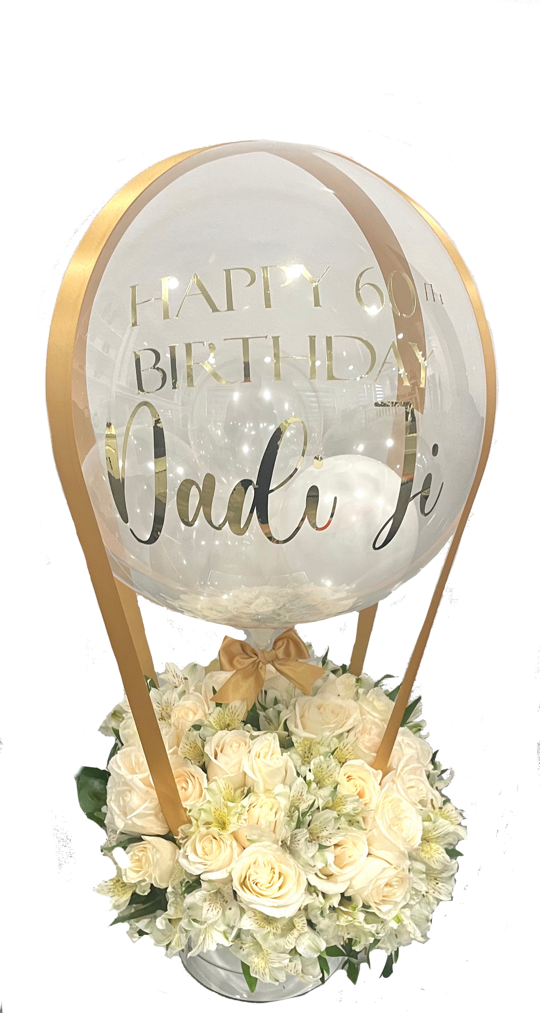 Rose Bouquet Balloon Box